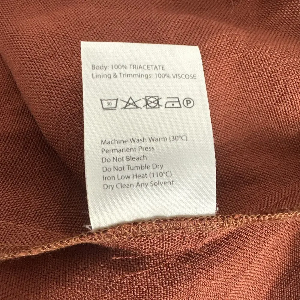 NANUSHKA RILEY BUTTON DOWN DRESS WITH FRINGE Size Small Red - Picture 13 of 13